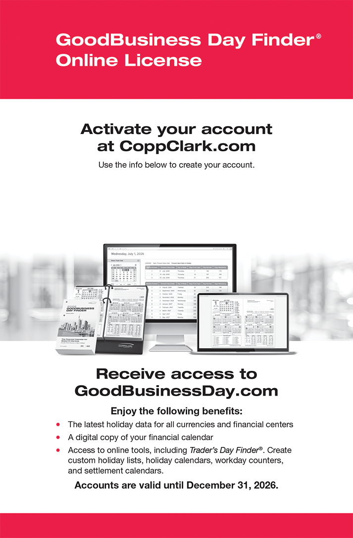Sample Good Business Day license card